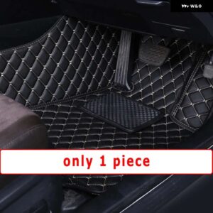 BMW RHD カーペット X4 2019-22 フロアマット敷物防水カスタムオートスタイリング インテリア交換 - front 1pcs blk beige