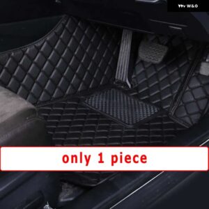 BMW RHD カーペット X4 2019-22 フロアマット敷物防水カスタムオートスタイリング インテリア交換 - front 1pcs blk black