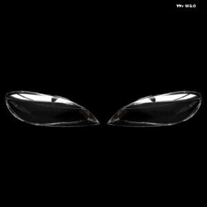 ボルボ ヘッドライト ガラスレンズ ランプクリアシェードシェルオートライトランプカバー コーブ V40 2013-2016 ヘッドランプキャップ - A　Piar