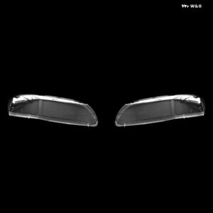 ヘッドライト ガラスレンズ カバー VOLVOS60 V60 V70 2004-2008 クリアランプシェードシェルランプカバー オートライトハウジングランプキャップ - a　pair