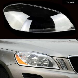 ボルボ XC60 2009 2013 クリアランプシェードヘッドランプカバー ランプシェード ヘッドライト シェルカバー レンズ プレキシガラスライトキャップ - right