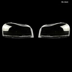 ボルボ XC90 2004 2013 フロントクリアランプシェードヘッドランプカバー ガラスランプシェードキャップ交換用 ヘッドライト シェルカバー レンズ - A　Piar