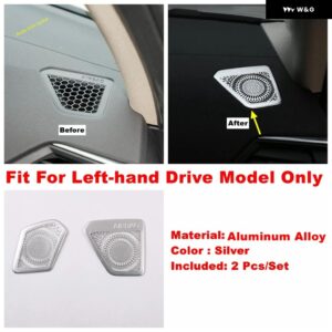BMW LHD ダッシュボード ステレオスピーカー オーディオ サウンドスピーカー 装飾 カバー トリム 3シリーズ G20 2019 - 2024 インテリア - Silver