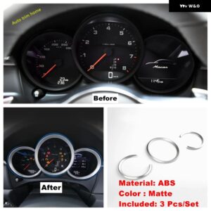 ポルシェ ダッシュボード AC エアリフトボタン ライトコントロールカップホルダー パネル カバー トリム マカン 2014 - 2023 マット - Model E
