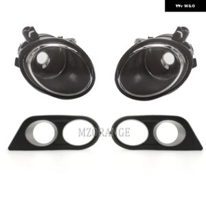 BMW フォグランプ E46 M3 2001-2005 2006 サラウンドエアダクト フォグランプ カバー グリルフレーム LED ヘッドライト