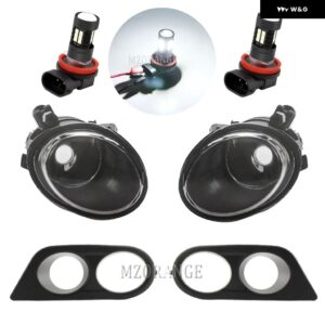 BMW フォグランプ E46 M3 2001-2005 2006 サラウンドエアダクト フォグランプ カバー グリルフレーム LED ヘッドライト
