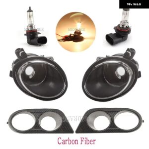 BMW フォグランプ E46 M3 2001-2005 2006 サラウンドエアダクト フォグランプ カバー グリルフレーム LED ヘッドライト