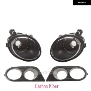 BMW フォグランプ E46 M3 2001-2005 2006 サラウンドエアダクト フォグランプ カバー グリルフレーム LED ヘッドライト