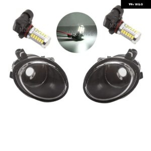 BMW LED フォグランプ E46 M3 3シリーズ 2001-2005 フォグランプ E39 M5 1995-2004 フォグランプ カバー グリルベゼル ヘッドライト - LED Fog2