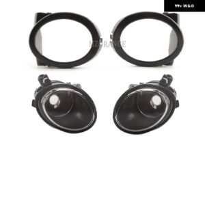 BMW LED フォグランプ E46 M3 3シリーズ 2001-2005 フォグランプ E39 M5 1995-2004 フォグランプ カバー グリルベゼル ヘッドライト - No Bulbs Fog Covers