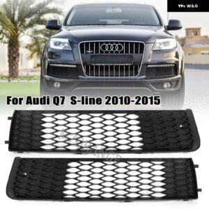 アウディ フォグランプ カバー Q7 4L S ライン 40148-2015 フォグライト グリル レーシング グリル ヘッドライト メッシュ - 1 Pair