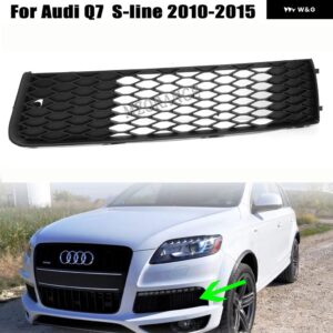 アウディ フォグランプ カバー Q7 4L S ライン 40148-2015 フォグライト グリル レーシング グリル ヘッドライト メッシュ - Left