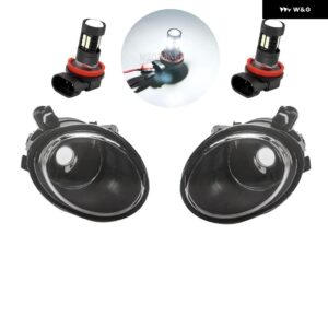 BMW フォグライト ヘッドライト E39 M5 フォグランプ E46 M3 LED フォグランプ クリアレンズ駆動フロントバンパー ヘッドライト