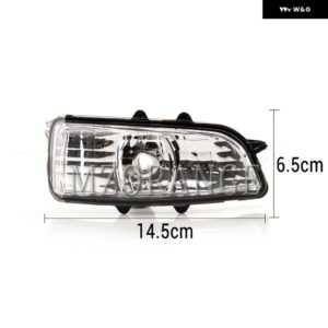 ボルボ サイドミラー ライト S60 S40 S80 C30 C70 V50 V70 ウィンカーライト ドアウイングバックミラー ランプカー ツール - right　passenger