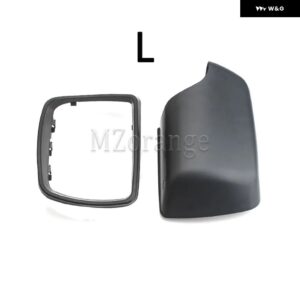 BMW サイドミラー カバー キャップ E53 X5 2000-2006 ドアウイングミラー ホルダー バックミラー トリム リングハウジングフレーム 51168256321 - Left