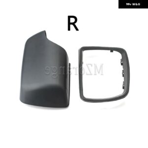 BMW サイドミラー カバー キャップ E53 X5 2000-2006 ドアウイングミラー ホルダー バックミラー トリム リングハウジングフレーム 51168256321 - right