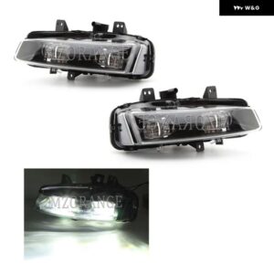 ランドローバー レンジローバー イヴォーク 2011-2015 LED DRL フォグランプ ヘッドライト フォグライト カバー グリル LR026089 LR026090 - Smoked LED L and R