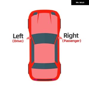 BMW 加熱サイドミラー ガラス E39 E38 ミラー 加熱バックミラー ドアウイングミラー 525I 528I 530I 540I 740I 750I - L and R