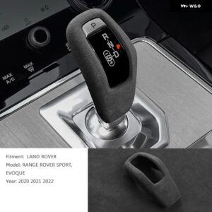 ランドローバー レンジローバー スポーツ EVOQUE 2020 2021 2022 ギアレバースティックシフトハンドルシースシェル N ベースカバ - Black Knob