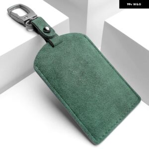 BMW 汎用 車 NFC カードキーバッグ カバー ケースアルカンタラレザー 高級 CARKEYS ポーチレクサス トヨタ テスラ IM - 3