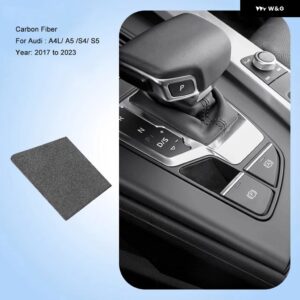 アウディ インテリア ステッカー スエード 電動パークブレーキパッド A4 S4 A5 S5 2017-2023 A6 A7 2019-2023 Q5 2018-2023 Q7 - 17-23yr A4 Black