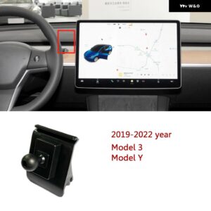 テスラ 専用スマートフォン ホルダー スタンド ベース苞コロケーション モデル 3 モデル Y モデル X モデル S - 19-22yr Model3