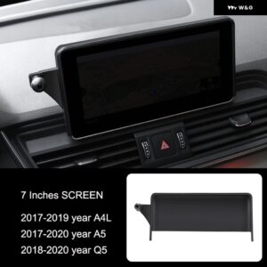 アウディ 専用車中央 制御 ナビゲーション画面電話ホルダー ブラケット A4 A5 Q5 2017-23 - 7 Inch A4L A5 Q5