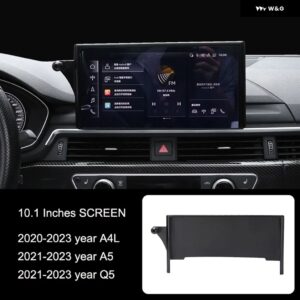 アウディ 専用車中央 制御 ナビゲーション画面電話ホルダー ブラケット A4 A5 Q5 2017-23 - 10.1Inch A4L A5 Q5