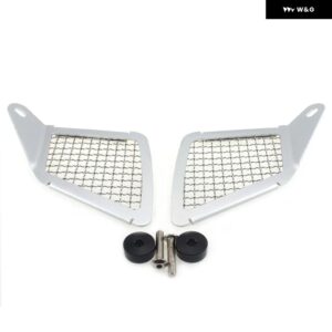 BMW エアインテークグリルガードカバー プロテクターキャップ R1200 1200GS R1200GS LC 2013-2016 2014 2015 カバー キャップ - Silver