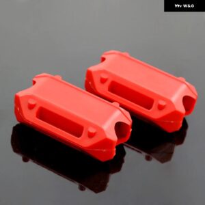 BMW 25MM 2個 オートバイ エンジン ガードバンパー 装飾 ブロッククラッシュバー R1200GS LC ADV F700GS F800GS - Red