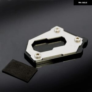 BMW R1200GS LC/アドベンチャー 2013-16 オートバイ サイドキックスタンド スタンド 延長サポート プレート - black