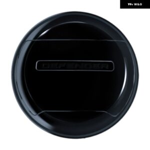 ランドローバー 光沢ブラック ABS スペアタイヤ プラスチック タイヤ カバー 2020 ディフェンダー - 1set glossy black