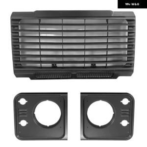 ランドローバー カーパーツカースタイリング TUING フロントミドル ABS アドベンチャーエディションスタイルグリル ディフェンダー 車両 - style 3 matt black