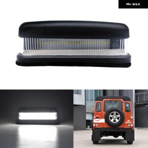 ランドローバー 10ピース /キット ディフェンスライトセット 90/110 83-90 LED アップドキット ランプ交換フロントリア インジケータ ーテールストップ位置 - 1pcs License lamp
