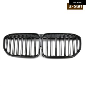 BMW フロントバンパー キドニーグリル フード レーシング グリル 7シリーズ G11 G12 730I 740I 750I 740E 730D 2020-2022 - 2-Slat