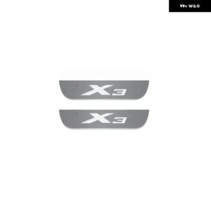 BMW ダイナミック カラフルな LED ウェルカムペダル ドアドアシル経路ライトスカッフプレートペダル 閾値 X3 E83 F25 G01