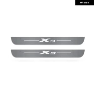 BMW ダイナミック カラフルな LED ウェルカムペダル ドアドアシル経路ライトスカッフプレートペダル 閾値 X3 E83 F25 G01