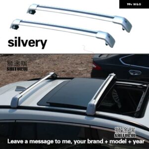BMW 2個 ルーフバー 2シリーズアクティブツアラーグランツアラー 2015-2021 ワゴン合金サイドバークロスレール ルーフラックキャリア - c