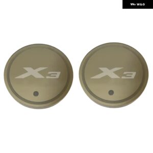BMW 発光車ウォーターカップコースターホルダー 7 カラフルな USB 充電車 LED ムードライト X3 F25 E83 G01 カー - 2pcs for X3