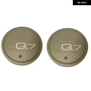 アウディ 7 カラフルな USB ロゴ LED ムードライトカップ発光コースターホルダー Q7 4 メガバイト SUV クワトロ - 2pcs for Q7