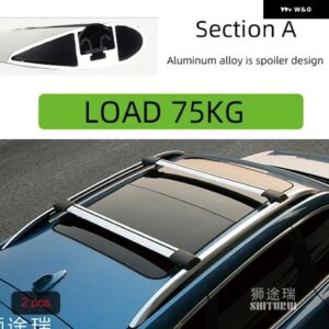 スバル 2個 ルーフバー フォレスター 2019-23 合金サイドバークロスレール ルーフラックキャリア CUV SUV LED - a