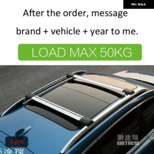 スバル 2個 ルーフバー XV SUV 2012-2022 合金サイドバークロスレール ルーフラックキャリア CUV SUV LED - a