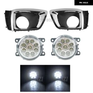 スバル フォグランプ LED ヘッドライト フォレスター XT 2014 2015 2016 フォグランプ カバー グリルベゼルフロントバンパー - LED and Covers