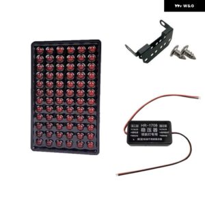 BMW 12V F1 スタイル 72 LED リアディフューザー スポイラー LED ブレーキライトバンパー カバー パイロットランプ ベンツ VW 汎用 車