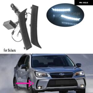 スバル フォグランプ DRL ウィンカーランプ デイタイム ランニングライト フォレスター 2013-2018 LED フォグランプ DRL ヘ