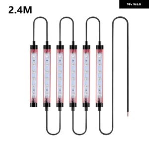 ボルボ 24V LED 点滅トラック周囲光ルーフバンパー ドアランプトレーラートラックキャラバン 装飾 バントラック - 2-4m, 24v　red　light
