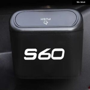 ボルボ プラスチック ゴミ箱 S60 XC90 V40 V50 V60 V70 S80 S90 V90 C30 C70 XC70 XC60 XC40 AWD T6 - s60, 500mL-1L
