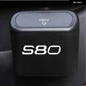 ボルボ プラスチック ゴミ箱 S60 XC90 V40 V50 V60 V70 S80 S90 V90 C30 C70 XC70 XC60 XC40 AWD T6 - s80, 500mL-1L