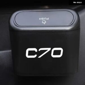 ボルボ プラスチック ゴミ箱 S60 XC90 V40 V50 V60 V70 S80 S90 V90 C30 C70 XC70 XC60 XC40 AWD T6 - c70, 500mL-1L
