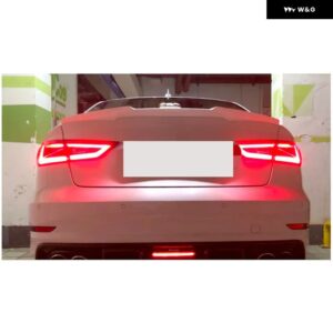 アウディ スポイラー A3 S3 2016 - 2019 リアダックテールウイング ABS プラスチック トランク 装飾 ACCESSORIE - WHITE